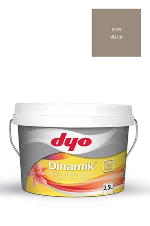 Dinamik Silikonlu Silinebilir Ipek Mat Iç Cephe Duvar Boyası 3212 Irmak Yeşili 2,5 Lt