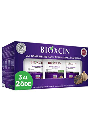 Saç Dökülmesine Karşı Siyah Sarımsak Şampuanı 300 Ml 3 Al 2 Öde (tüm Saç Tipleri)