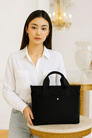 Lüks Çok Gözlü Minimal Tote & Omuz Çantası