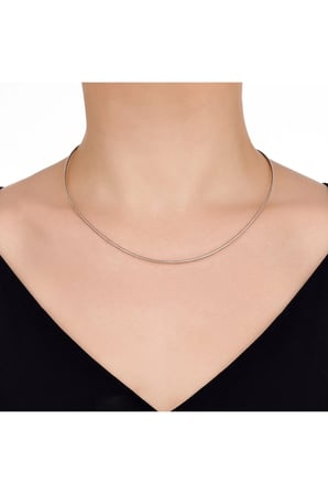 Altın Tasarım Zincir Kolye - 14K