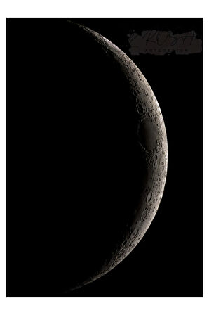 Çerçevesiz Poster - Dijital Baskı - Karanlık Ay