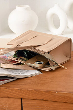 Lüks Reyhani Kutu Çapraz Askılı El Ve Omuz Çantası