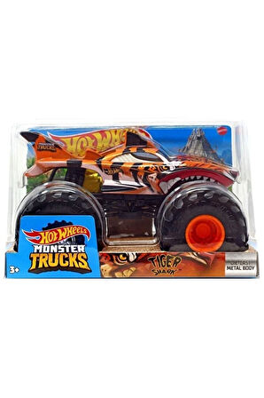 Hot Wheels Monter Trucks Tiger Shark 1:24 Fyj83 Gwl14 Lisanslı Ürün