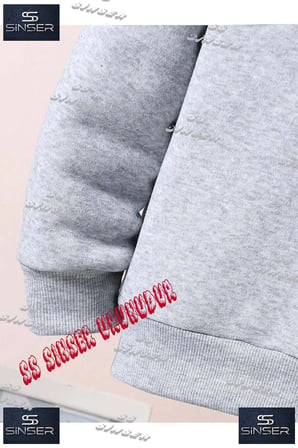 Çocuk Unısex "SS SINSER DIK IKI CIZGI UZUN"Baskılı Kapşolu Eşofman Takımı
