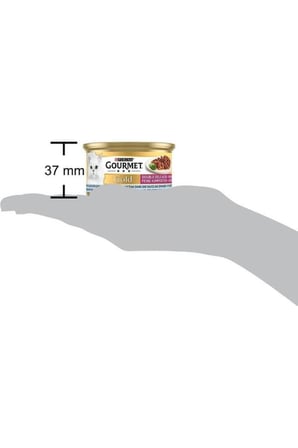 Gourmet Gold Çifte Lezzet Okyanus Balıklı Ve Sebzeli Kedi Yaş Maması 85 gr 12 Li