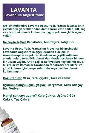 5'li En Çok Satanlar Lavanta Yağı, Gül Yağı, Yasemin Yağı, Misk Adaçayı Yağı, Ylang Ylang Yağı Uçucu