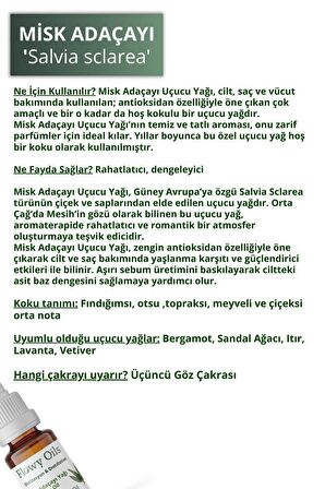 5'li En Çok Satanlar Lavanta Yağı, Gül Yağı, Yasemin Yağı, Misk Adaçayı Yağı, Ylang Ylang Yağı Uçucu