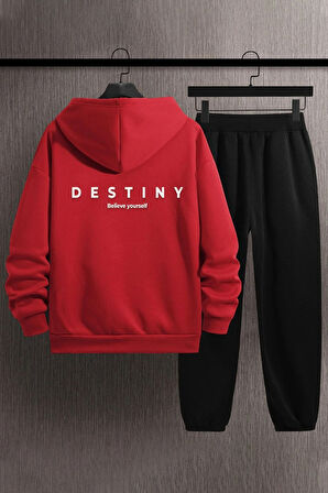 Unisex Destiny Baskılı Eşofman Takımı