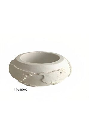 Beton Grubu Silikon Şeker Hamuru Dekor,sabun, Saksı Ve Mum Kalıbı