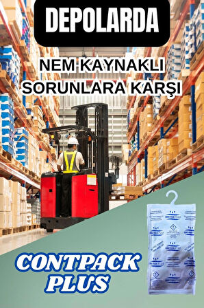 Contpack Plus Askılı Konteyner Depolar Özel Nem Alıcı Rutubet Engelleyici Korozyon Önleyici 1 Adet 380 gr