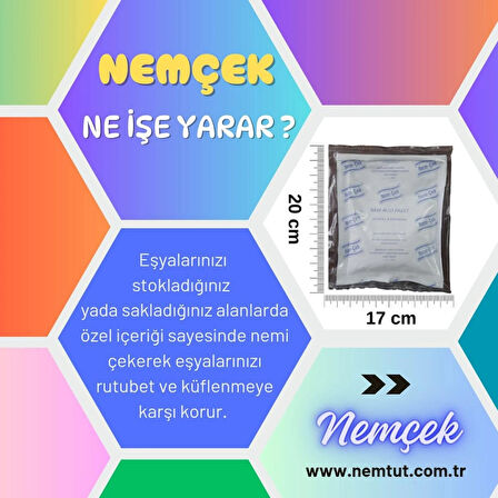 Nem Rutubet Korozyon Buhar Terleme Çekici Alıcı Tutucu Giderici Önleyici (1 PAKET) 250 gr