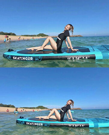 Sup Board Octopus Yoga Board 335 Cm X 86 X 15 Stand Up Paddle Board Ultra Geniş Ve Stabil