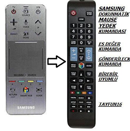 SAMSUNG DOKUNMATİK AKILLI SMART AA59-00759A-YEDEK KUMANDASI