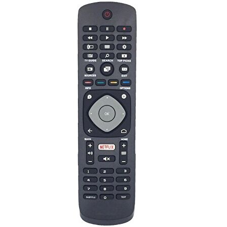 Philips 32PFS5803/62 Uyumlu Ultra İnce Led Televizyon Kumandası