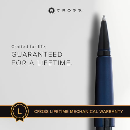 Cross Kenar Rollerball (Çizgi Genişliği M, Mürekkep Rengi: Siyah, Doldurulabilir, Birinci Sınıf Hedi
