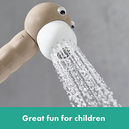 Hansgrohe Jocolino Çocuk El Duşu, Çocuklar Için Duş Başlığı, 2 Püskürtme Türü, Vaftiz Hediyesi, Vaft