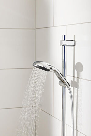 Grohe Vitalio Start 100 Sürgülü Duş Seti, 600 Mm Sürgülü Ray , 100Mm El Duşu 3 Akışlı , 1750 Mm Duş