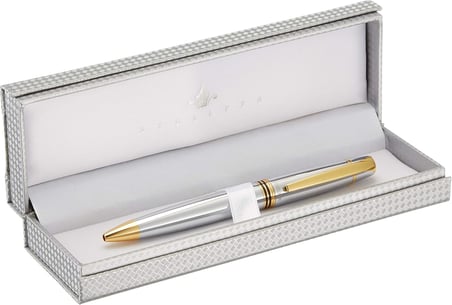 Steelpen Planet Serisi 0028T Krom Gold Tükenmez Kalem