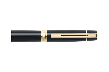 Sheaffer 9325-1 300 Serisi Roller Kalem Parlak Siyah Altın