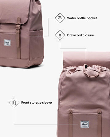 Herschel Herschel Retreat™ Small Backpack Herschel Retreat™ Küçük Sırt Çantası Unisex-Yetişkin