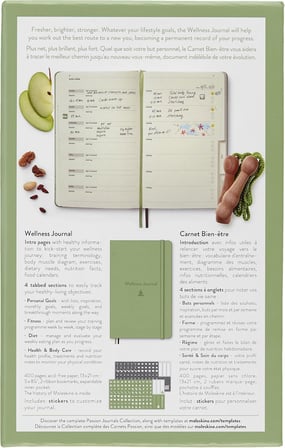 Moleskine Wellness Journal Theme Hardcover Notebook To Collect And Organise Your Wellness 13X21Cm 40