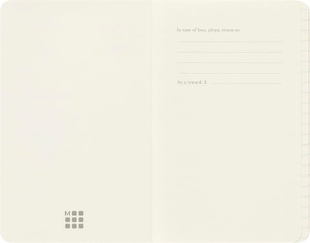 Moleskine Çizgili Volant Not Defteri 2'Li Set Cep Boy Turuncu + Aqua Mavi