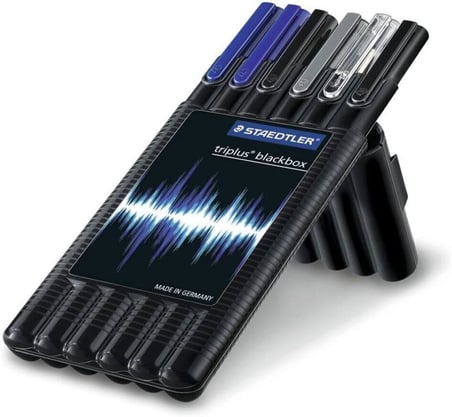 Staedtler-Triplus Mobile Office Black Box 6`Lı Plastik Kutulu Set