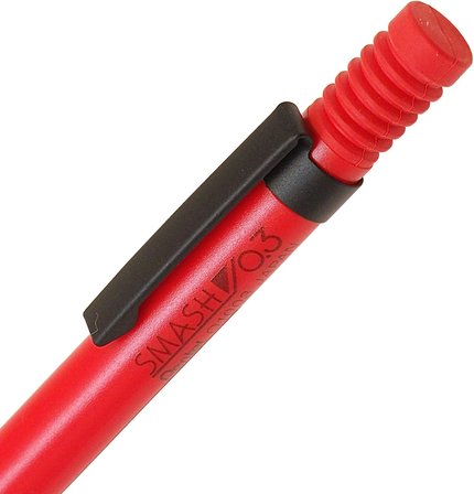 Pentel Smash Q1003-Pl6 (0.3 Mm) Metalik Kırmızı Gövde, Teknik Çizim Ve Yazı Versatili, Ltd. Edition,