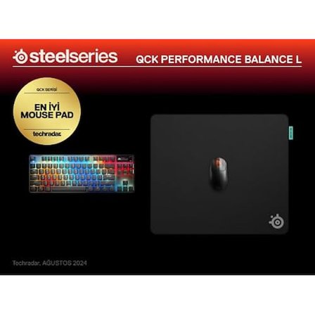 Steelseries Qck Performans Large Gaming Mousepad - Balance