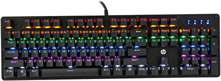 Hp Gk100F Mekanik Gaming Oyuncu Klavye Mavi Switch İngilizce Q