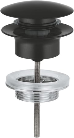 Grohe Bas-Aç Sifon Tapa Takımı Mat Siyah - 1024642430