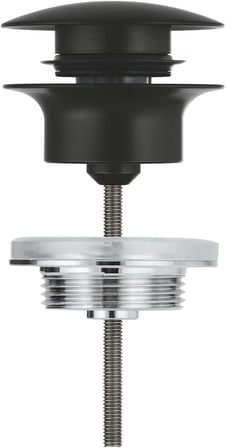 Grohe Bas-Aç Sifon Tapa Takımı Mat Siyah - 1024642430