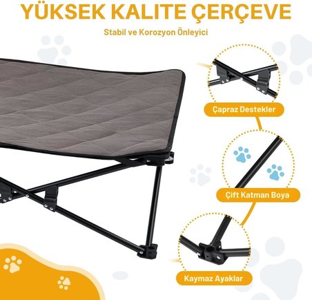 Kingcamp Pets Sedum S Katlanır Köpek Yatağı