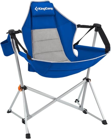 Kingcamp Orchid Salıncaklı Katlanır Kamp Sandalyesi Blue/Grey