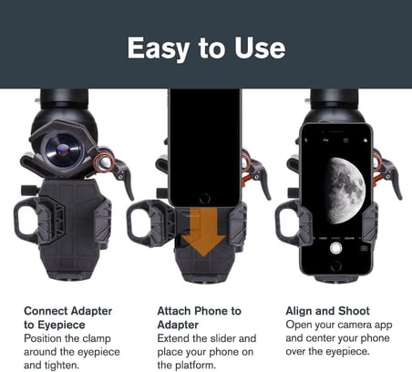 Celestron - Nexyz - Teleskop Için 3 Eksenli Evrensel Akıllı Telefon Adaptörü - Digiscoping Akıllı Te