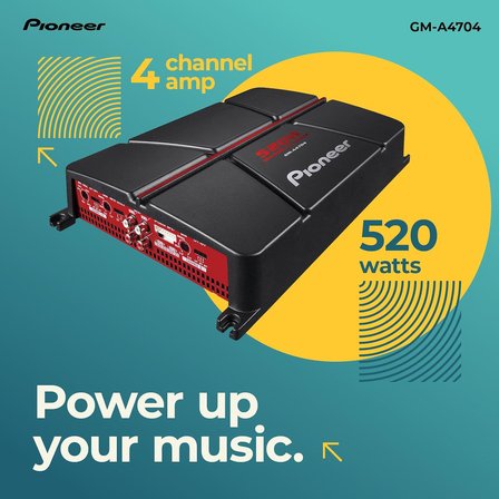 Pioneer Gm-A4704 520 Watt 4 Kanallı Amplifikatör