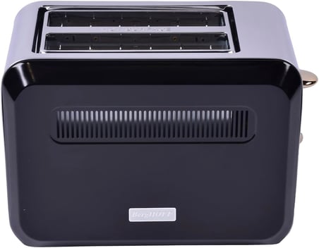 Berghoff Gem Titan 2 Dilim Ekmek Kızartma Makinesi – 980 W, Paslanmaz Çelik Gövde | Siyah Gümüş