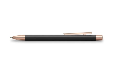 Faber-Castell 343320 - Kugelschreiber Neo Slim, Metall Schwarz, Rosegold
