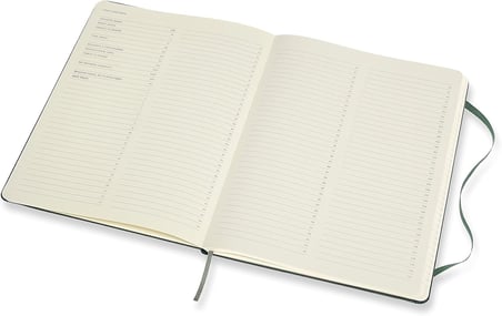 Moleskine Pro Notebook Profesyonel Çalışma Not Defteri (Elastik Kilitli Sert Kapak, Ekstra Büyük 19 