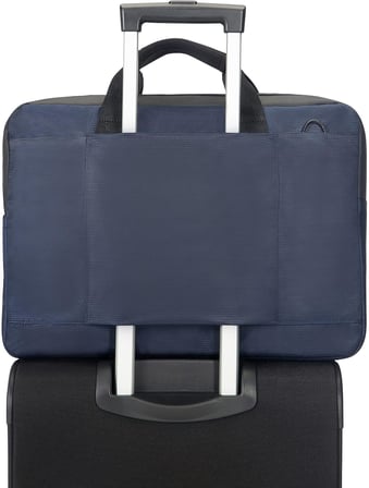 Samsonite 16N-01-003 Qibyte Notebook El Çantası, Mavi, 17,3"