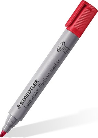 Staedtler 356 Wp4 Lumocolor Flipchart Markör Yuvarlak Uçlu 4'Lü
