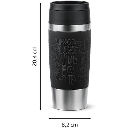 Tefal Travel Mug Termos - Siyah - 0,36 Litre