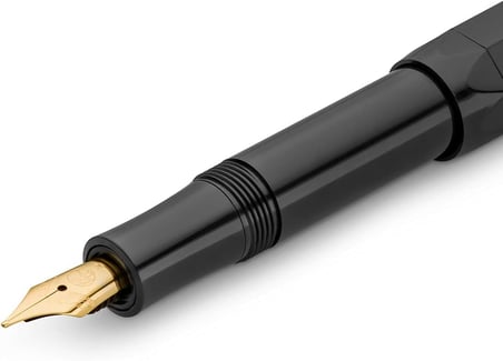 Kaweco 10000000 Klasik Sport Dolma Kalem, Medium Uç Siyah