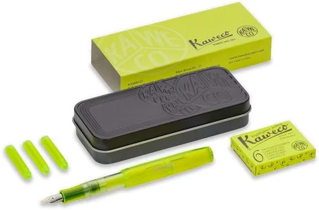 Kaweco 10001757 Icesport Neon Sarı 1.9 Mm Kesikuç Markör Dolmakalem Set
