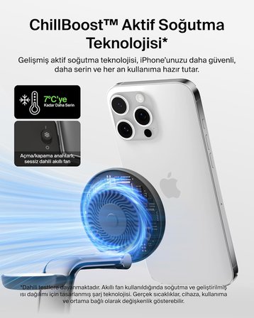 Belkin Ultracharge Pro Magsafe Uyumlu 3’Ü 1 Arada Qi2 25W Kablosuz Şarj Cihazı, Iphone 17, Apple Wat