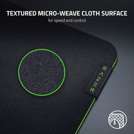 Razer Gigantus V2 Medium - Hız Ve Kontrol Için Yumuşak Orta Boy Oyun Mouse Matı (Kaymaz Kauçuk, Doku