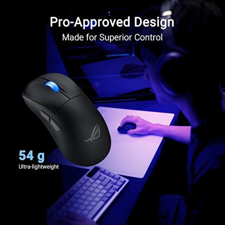 Asus Rog Keris Ii Wireless Ace Mouse Oyuncu Faresi 42000 Dpi 750 Ips Optik Sensör Aura Sync Rgb