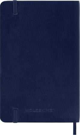 Moleskine 18 Monate Wochen Notizkalender 2025/2026, Pocket/A6, 1 Wo = 1 Seite, Rechts Linierte Seite