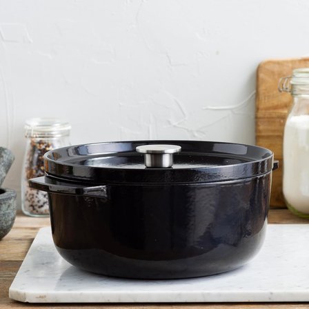 Kitchenaid Cast Iron 26 Cm/5,2 L Kapaklı Tencere, Kaliteli, Sağlam Ve Uzun Ömürlü, Kızartma, Kızartm
