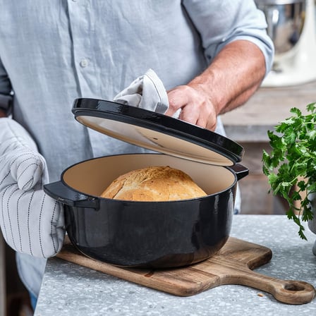 Kitchenaid Cast Iron 22 Cm/3,3 L Kapaklı Güveç Tenceresi, Yüksek Kaliteli, Sağlam Ve Uzun Ömürlü, Kı